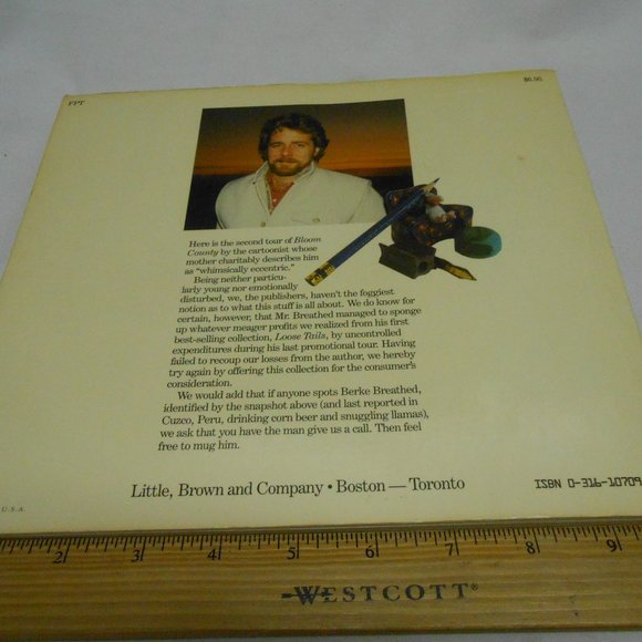 Toons For Out Times Bloom County by Berke Breathed vintage Book 1st edition 📘 - Picture 3 of 10